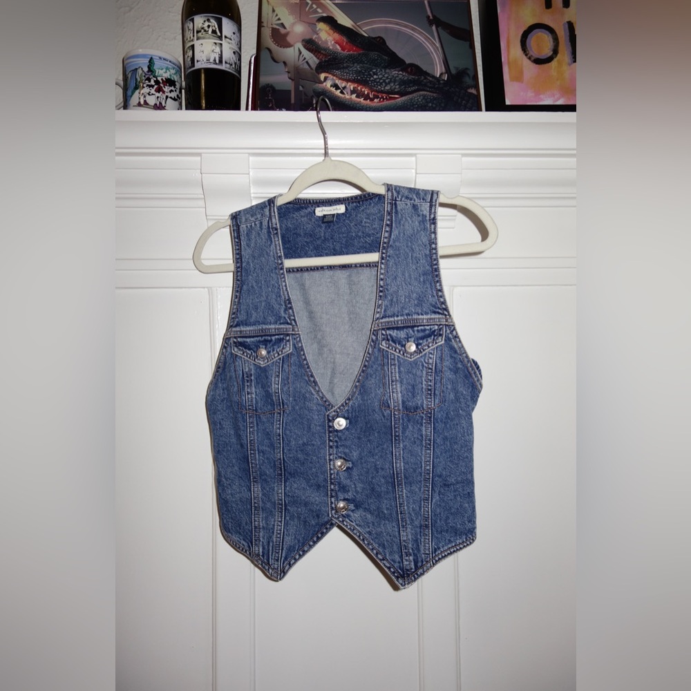 American Eagle Denim Vest